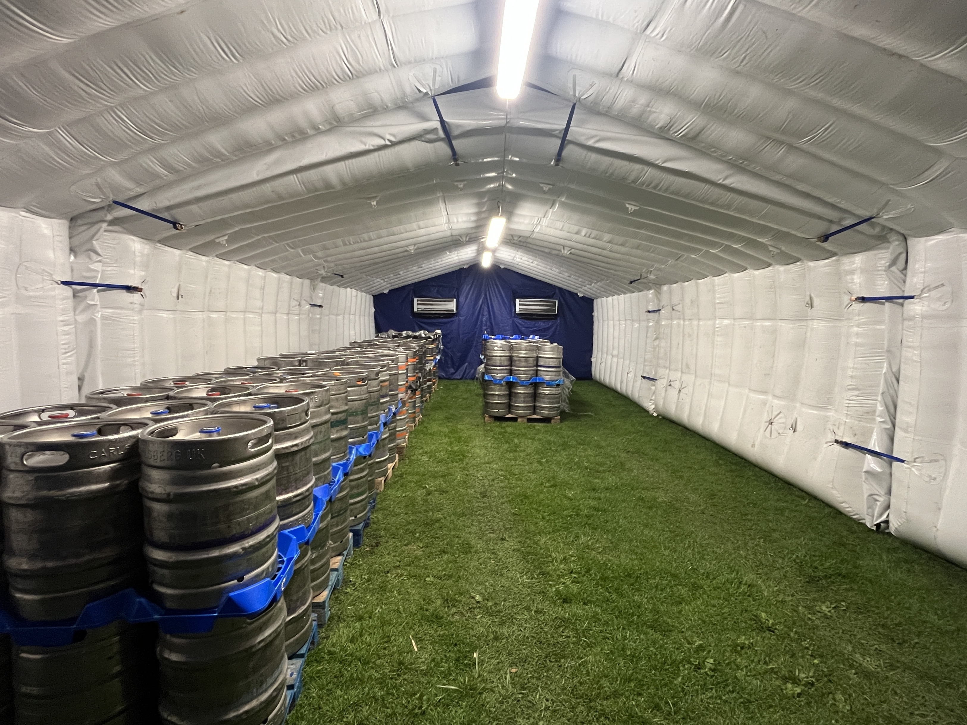 Dawsongroup tcs' cold storage solutions for Mack Events.