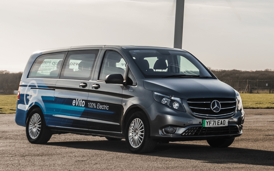 e-Vito van from Dawsongroup vans, available as part of our commitment to maxmising your electric van range.