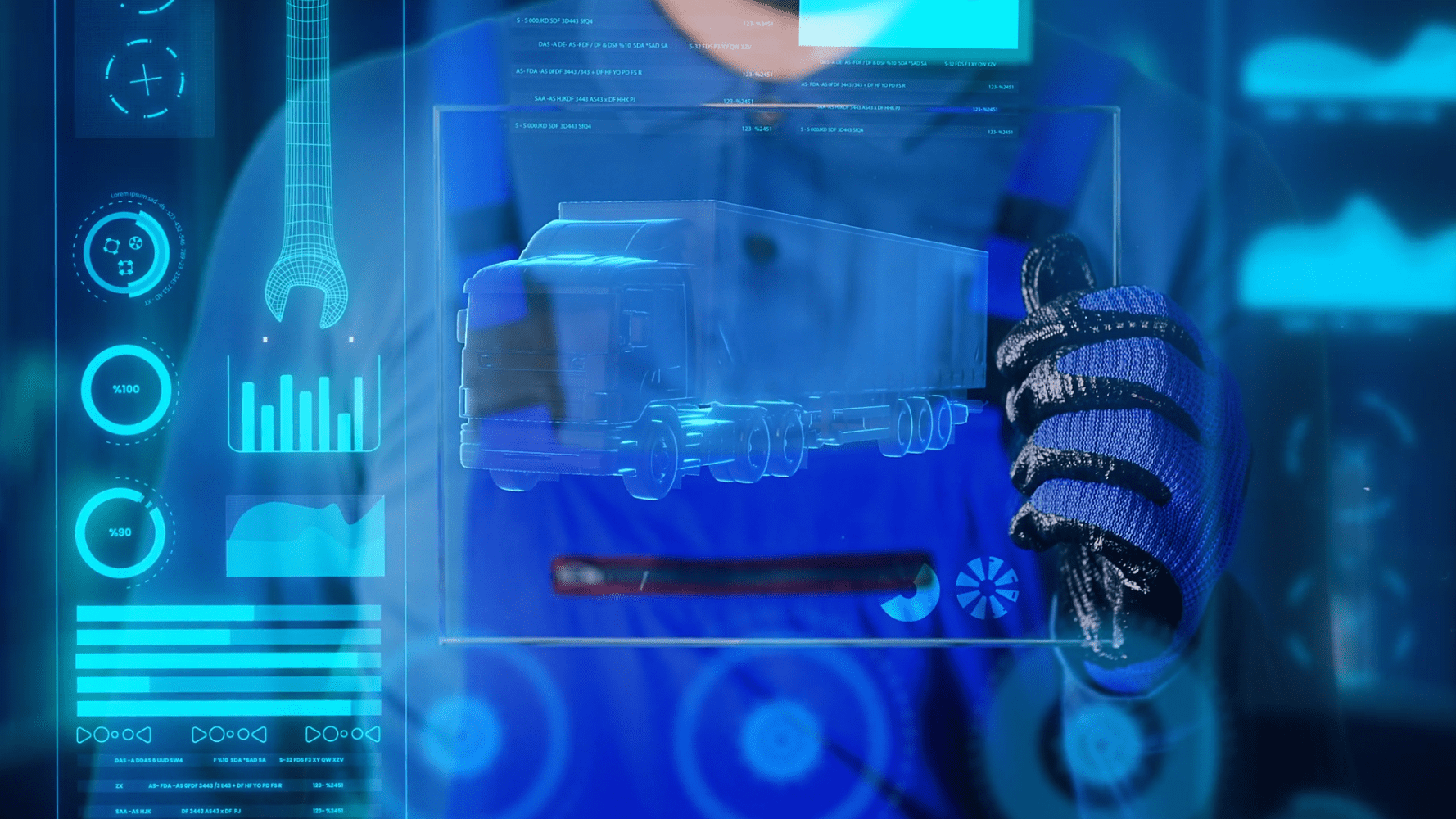 Treat Your Assets The Same Way As Your People - person holding a virtual image of a truck